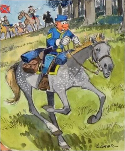 Quel est le nom de la jument du Caporal Blutch, l'un des deux protagonistes de la série "Les Tuniques bleues" ?