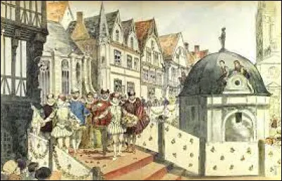 Le 23 août 1572, le futur Henri IV et Marguerite de Valois sont mariés :