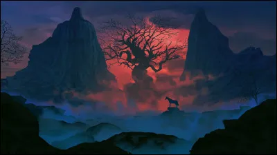 À la fin d'une longue journée de marche, tu t'aperçois non loin de la route, un arbre duquel émane une lueur inquiétante.