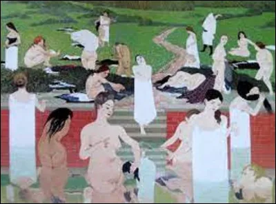 Peinture : 
À quel peintre de courant nabi, doit-on ce tableau intitulé ''Le Bain au soir d'été'', toile datant de 1892 ?