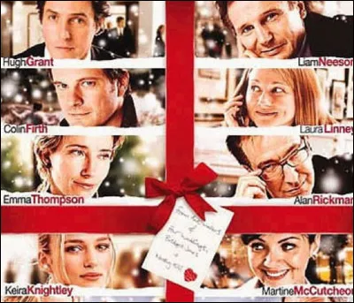 Complétez le titre de la comédie romantique britannique avec Hugh Grant, Liam Neeson et Emma Thompson (entre autres) : Love...''