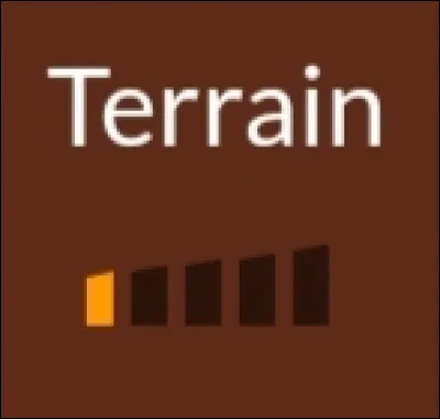 À quoi correspond le niveau « terrain 1 » ?