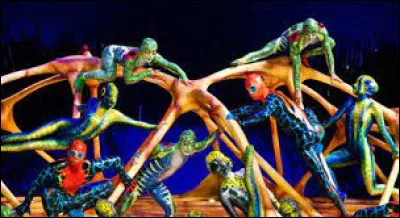 Quelle troupe artistique a fait un spectacle nommé "Totem" en 2010 ?