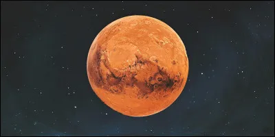 La planète Mars a, en première approximation, la forme d'une sphère de rayon R.
Quelle est la formule qui donne la surface de Mars ?