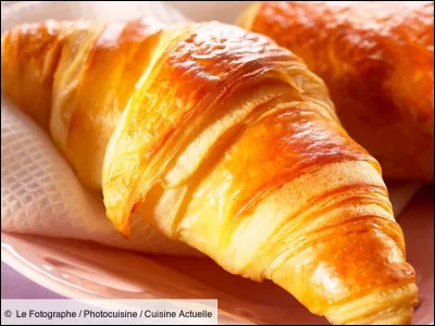 Le croissant vient de la France.