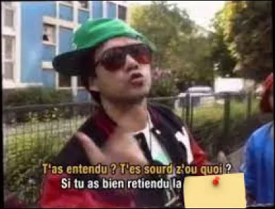 Parce que je n'ai rien à te dire de plus que c'est ton D'Estaing !