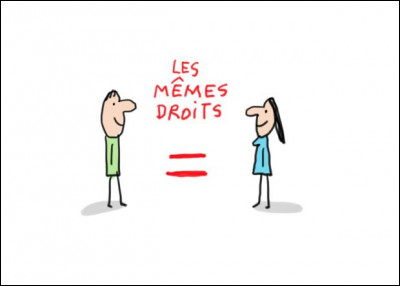 Les femmes et les hommes ont-ils les m&ecirc;mes droits de nos jours ?
