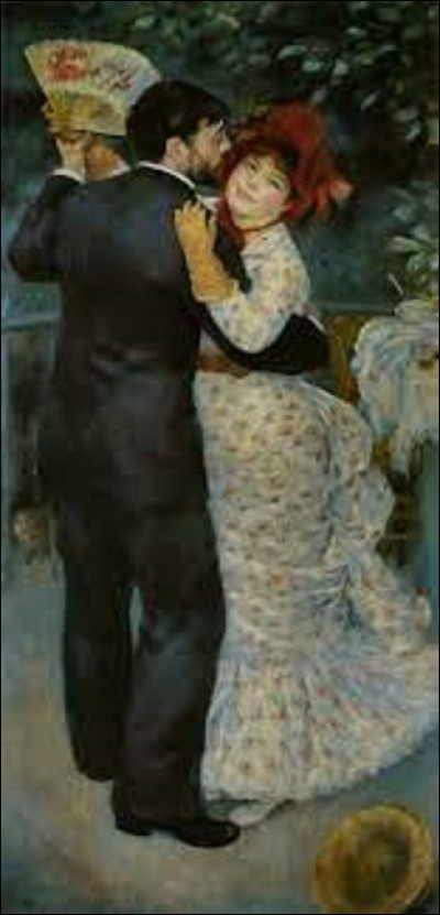 Quel impressionniste a peint cette toile intitulée ''Danse à la campagne'', tableau conservé au musée d'Orsay, et réalisé en 1883 ?