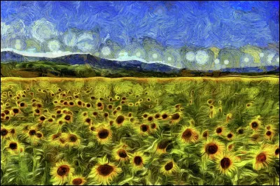 Quel peintre a réalisé "Tournesols en été" ?