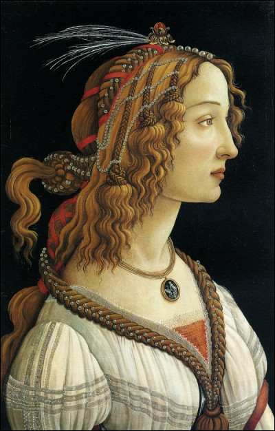 Quel peintre italien de la Renaissance a réalisé le tableau "Portrait de jeune femme" ?