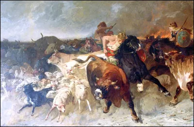 L'autorité impériale est remplacée par une domination "barbare", moins sûre : paysans ruinés et déserteurs se constituent en bandes, auxquelles se joignent, venus des villes, ... [Complétez !]