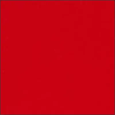 C'est la couleur rouge.