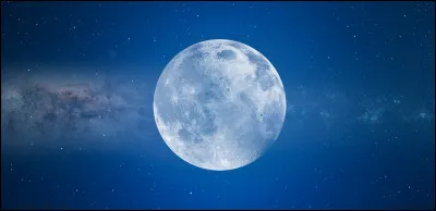 La lune c'est la nuit.