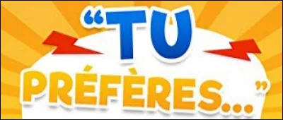 Tu préfères... Manger ou dormir ?