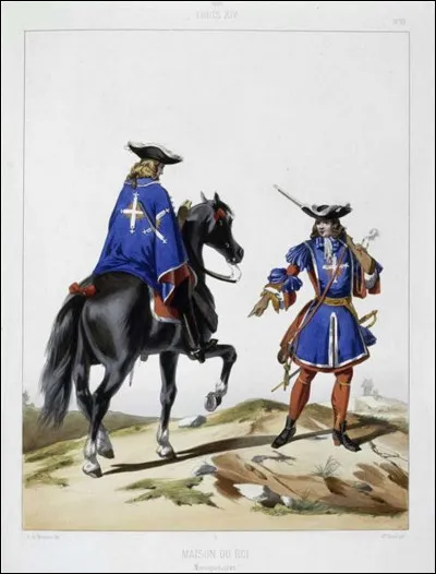 La Compagnie des Mousquetaires du Roi est un corps militaire regroupant les branches de la cavalerie et de l'infanterie. Elle fut créée en 1622 et complètement dissoute en 1816 par Louis XVIII.
Par quel roi, ce corps militaire fut-il créé ?