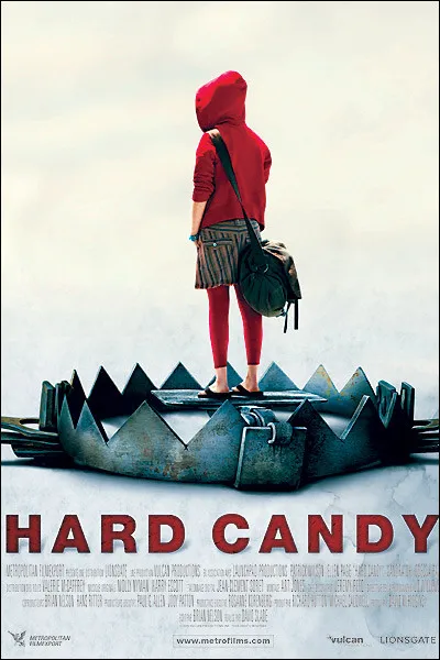 Le 27 > 2006 : Sortie en France du film "Hard Candy" [...en français ?], qui aborde un sujet dur, [...lequel ?], mais réussit à en faire un film démancipation, où une jeune fille reprend le contrôle et se venge.