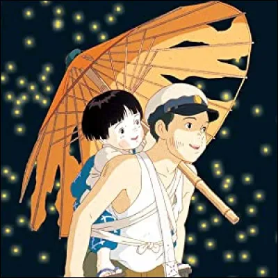 Quel film du studio Ghibli raconte la bouleversante histoire de deux orphelins de guerre ?