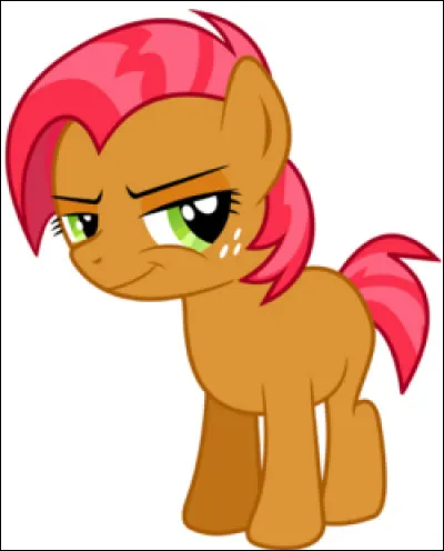 Dans une chanson chantée par Sweetie Belle, Scootaloo et Apple Bloom, comment décrivent-elles Babs Seed ?