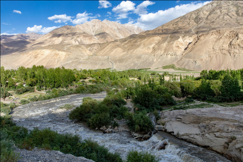 Quel est ce fleuve qui matérialise, au nord de l'Afghanistan la frontière avec le Tadjikistan, l'Ouzbékistan et le Turkménistan, sur environ 300 kilomètres ?