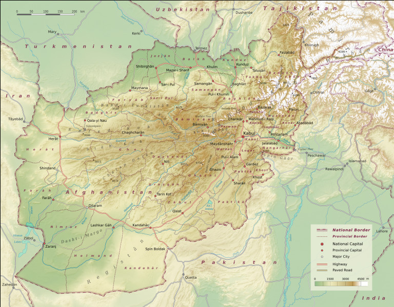 Géographie de l'Afghanistan