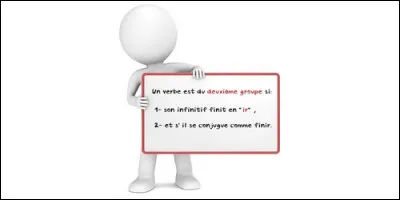 Lequel de ces verbes appartient au deuxième groupe ?