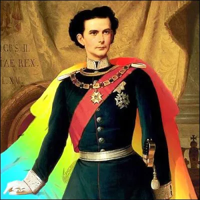 Quel château le roi Louis II de Bavière a-t-il fait construire au sommet dun éperon rocheux ?