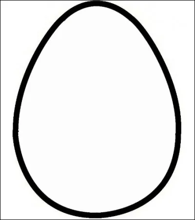 C'est un ovale.