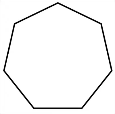 C'est un hexagone.