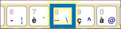 Le tiret du bas « _ » est obtenu avec la touche 8. Pour quelle raison ce symbole existe sur un clavier ?