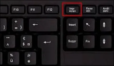 La touche "Imp écran" située en haut à droite du clavier permet...
