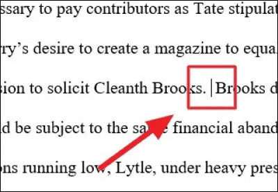 Parfois lors de la saisie, au lieu d'écrire du texte on l'efface. Que faire ?