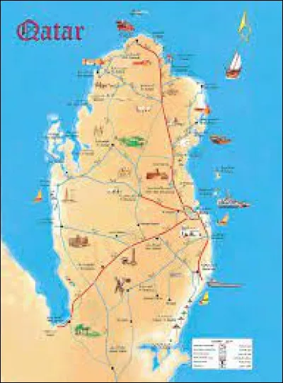 Quel est le seul pays à partager une frontière terrestre avec le Qatar ?