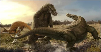 Revenons sur terre. Ce lézard ressemble à s'y méprendre à celui de la première question, sauf qu'il faisait 5 m. Quel est son nom ?