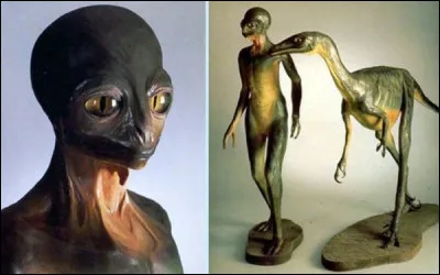 En 1982 il fait réaliser par un artiste, Ron Seguin, une sculpture de dinosauroïde. Selon lui une espèce de dinosaure aurait pu prendre la place de l'homme si elle n'avait pas disparu. Il s'agit du :