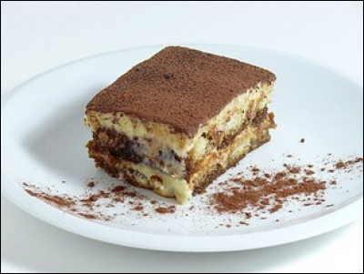 Quel est ce dessert italien réalisé à base de café et de cacao en poudre ?