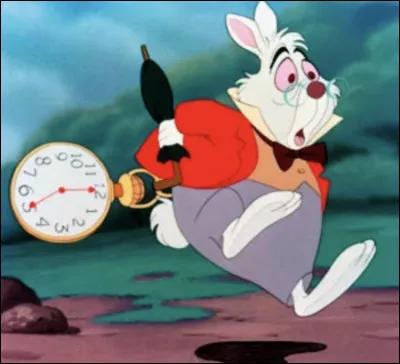 Voilà un lapin qui semble bien pressé, de quel Disney vient-il ?