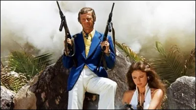 Dans quel film, qui lui va comme un gant, réalise-t-il un pastiche des films d'aventures avec beaucoup d'autodérision ?