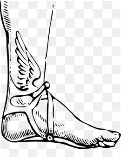 Qui est le célèbre fils d'Hermès, né grâce à une sandale volée ?