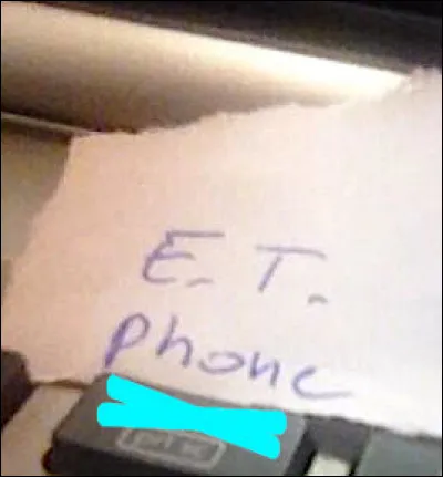 E.T. ? Mais, c'est déjà l'automne !
[Quelle est la bonne touche ?]