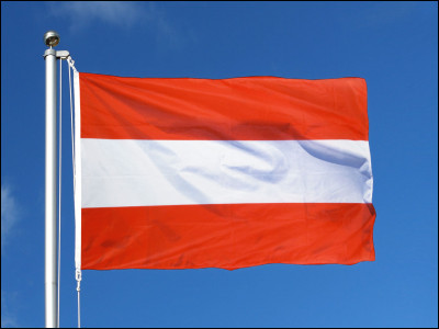Sa langue officielle est l'allemand, et ce pays, en allemand se dit "Österreich". Il est membre de l'Union européenne et de la zone euro depuis 1995 et 1999. Sa capitale est Vienne. Quel pays représente ce drapeau ?