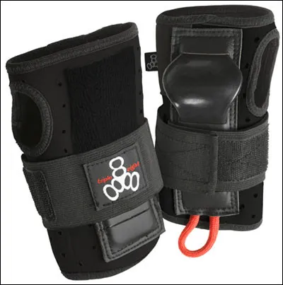 Où place-t-on cette protection au roller ?