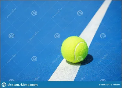 Quand une balle est à cheval sur la ligne et dehors, elle est jugée :