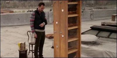 Dans "Elementary", qu'élève le héros sur le toit de son immeuble ?