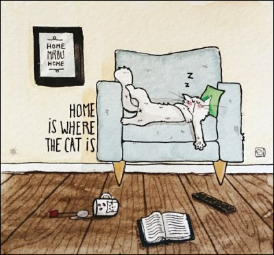 Complétez : « Petit à petit, les chats deviennent ... de la maison » Jean Cocteau.