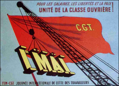 En quelle ann&eacute;e la CGT fut-elle cr&eacute;&eacute;e ?