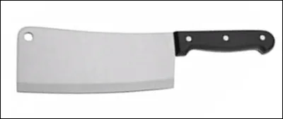 Est-ce que le nom de cet ustensile est une guillotine servant &agrave; d&eacute;couper les carcasses ?