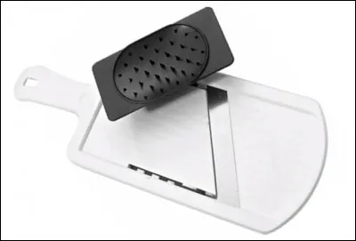 Est-ce que le nom de cet ustensile est une guitare, utilis&eacute;e pour trancher ou &eacute;mincer les fruits et les l&eacute;gumes ?