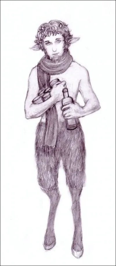 Lucy Pevencie est la première à rentrer à Narnia. Quelle est la créature pas commune qu'elle rencontre ?