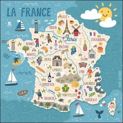 Comment appelle-t-on la France à cause de sa forme géométrique ?