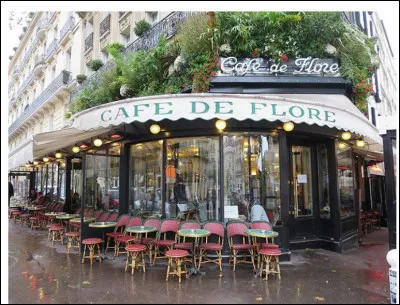 Il est le café emblématique des stars parisiennes le Café de Flore. Des générations d'écrivains, de poètes, de cinéastes, de peintres s'y donnaient rendez-vous en 1930. 
En quelle année, ce haut lieu mythique de Saint-Germain-des-Prés a-t-il vu le jour ?